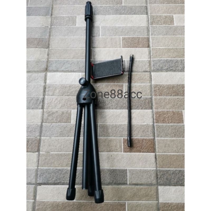 Tripod Profesional live Selfie Panjang Universal stand Standing tiktok Aksesoris holder Universal Photografi Studio rekam