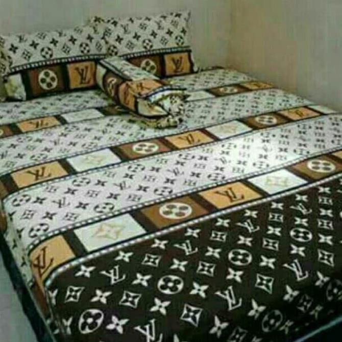 TERMURAH sprei motif lv 180x200 cm/SPREI 180X200/SPREI AESTHETIC/SPREI 160X200/SPREI 120X200/SPREI H