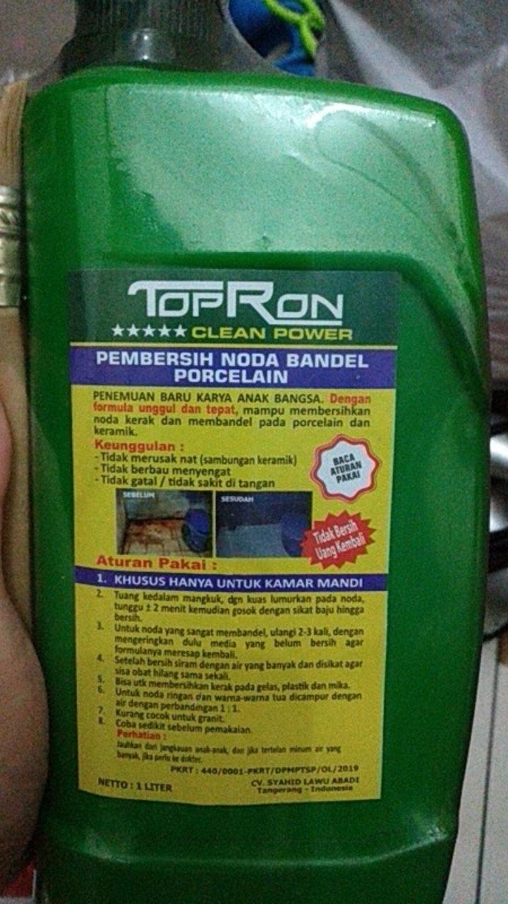 Topron Clean Power / Topron Kamar Mandi / Topron Bandung