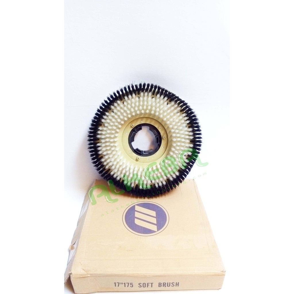 Soft brush 17 inchi 175rpm / Sikat Mesin Polisher (ring plastik)