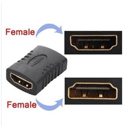 Trend Gender HDMI Female-Female / Sambungan kabel HDMI / KONEKTOR HDMI