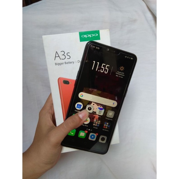 hp second bekas murah oppo a3s second 2/16 gb fullset no minus