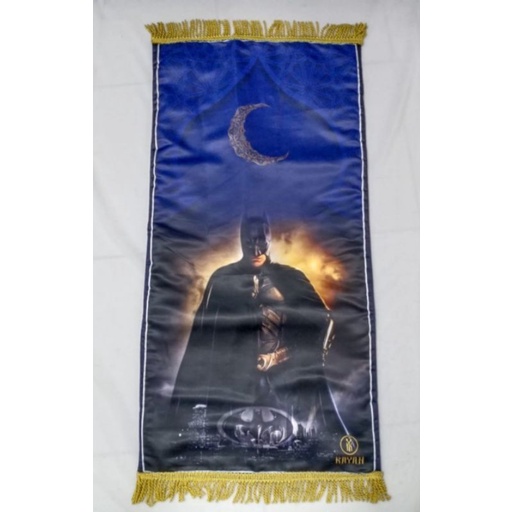 SAJADAH ANAK KARAKTER BATMAN  COWOK   RUMBAI TASLAN