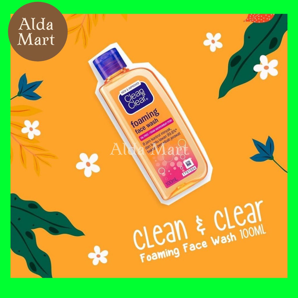 ✿ALDA MART ✿ Clean &amp; Clear Face Foaming Wash | Natural Bright 100ml