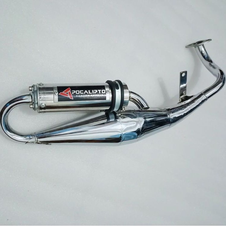 Knalpot Racing Custom baby matic Sanex Hussar  QJ50  Malika Glide