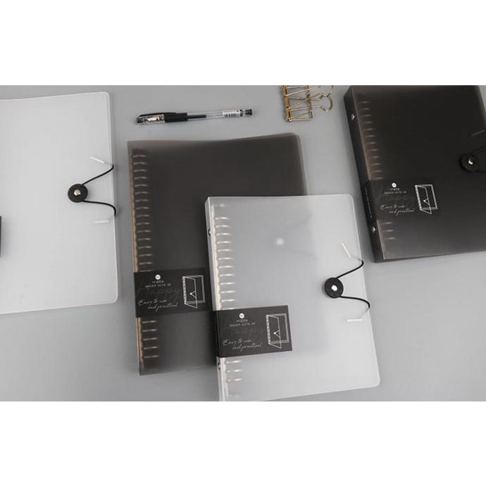 

BAYAR COD Binder B5 Cover Transparan Kancing TERUJI Kode 1058