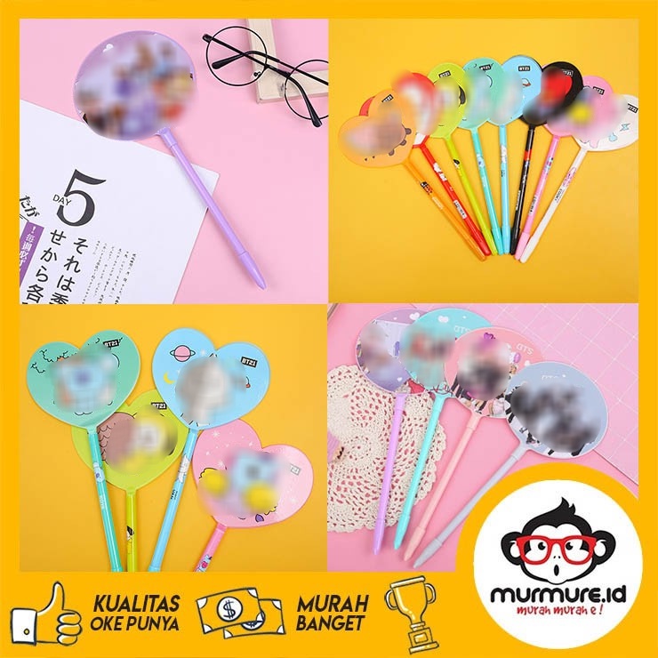 

MURMURE.ID | PULPEN KIPAS MOTIF LUCU PENA KARAKTER FAN PEN BANGTAN BOYS