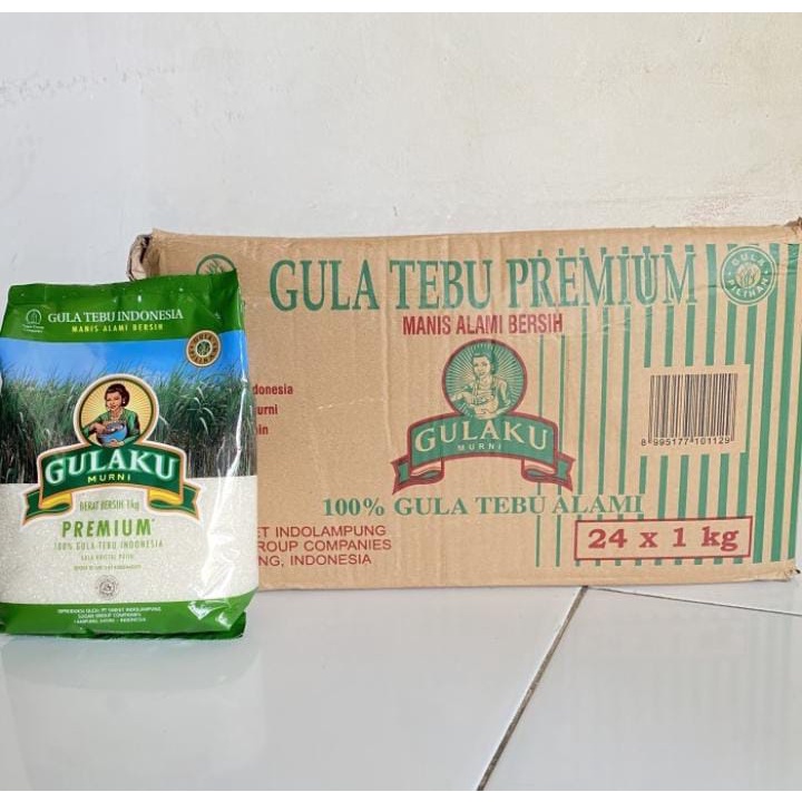 

GULAKU GULA PREMIUM KARTONAN MURAH KEMASAN 1 KG