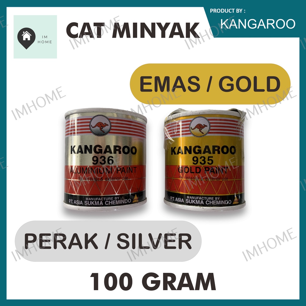 

(Imhome) - Cat Minyak Gold / Silver merk Kangguru