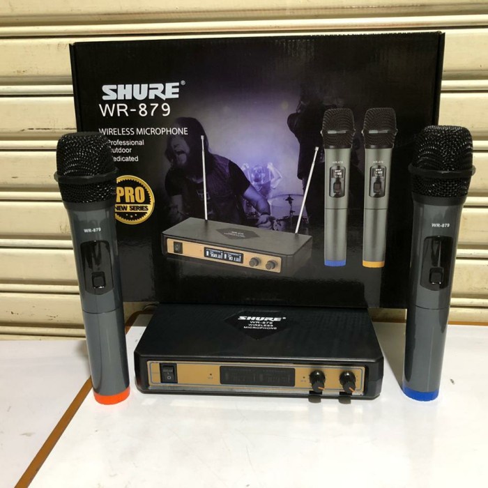 MICROPHONE SHURE WR 879 MIC WIRELESS TANPA KABEL WR879