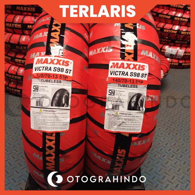 PAKET BAN MOTOR MAXXIS VICTRA UNTUK YAMAHA NMAX 120/70-13 140/70-13 Tubeless Terbaru Paket Depan Bel