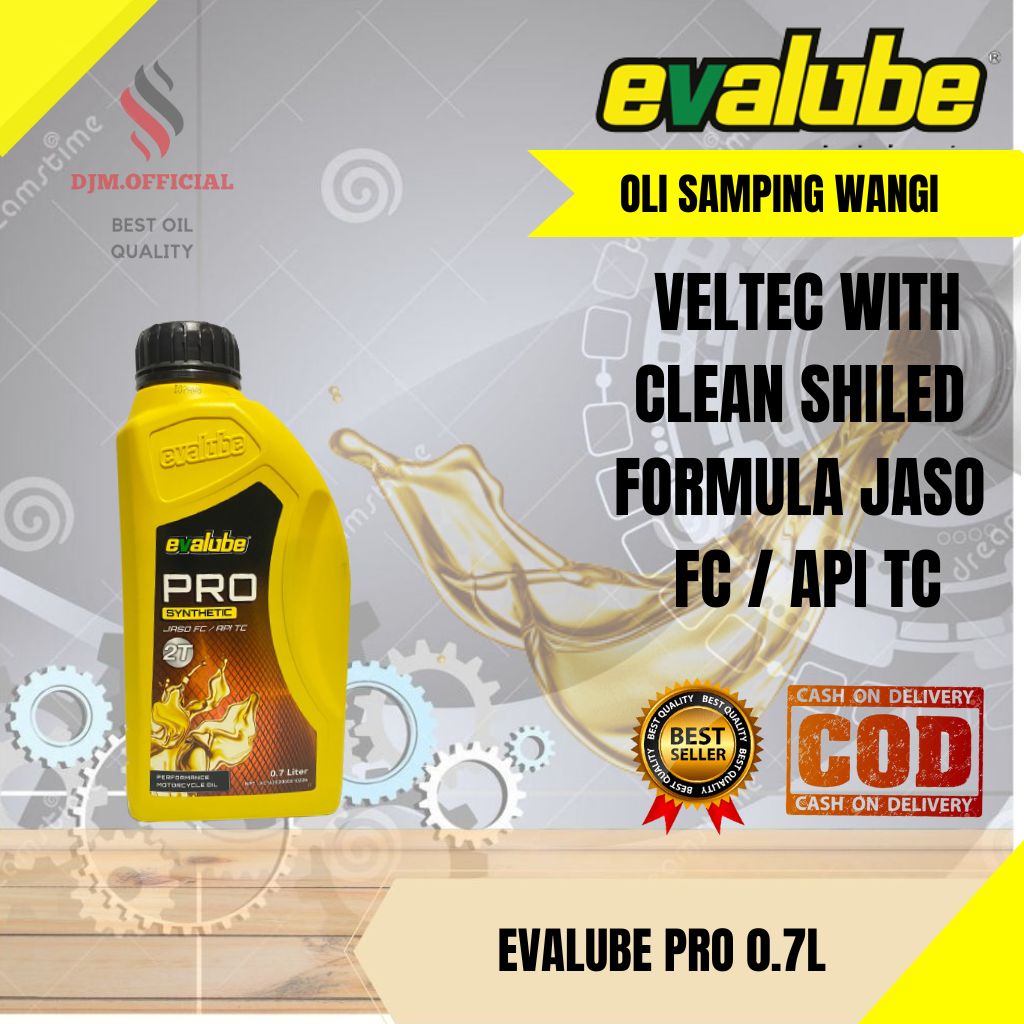 OLI SAMPING EVALUBE 2T PRO SYNTHETIC 700ML / 0.7L JASO FC /API TC ORIGINAL HARUM