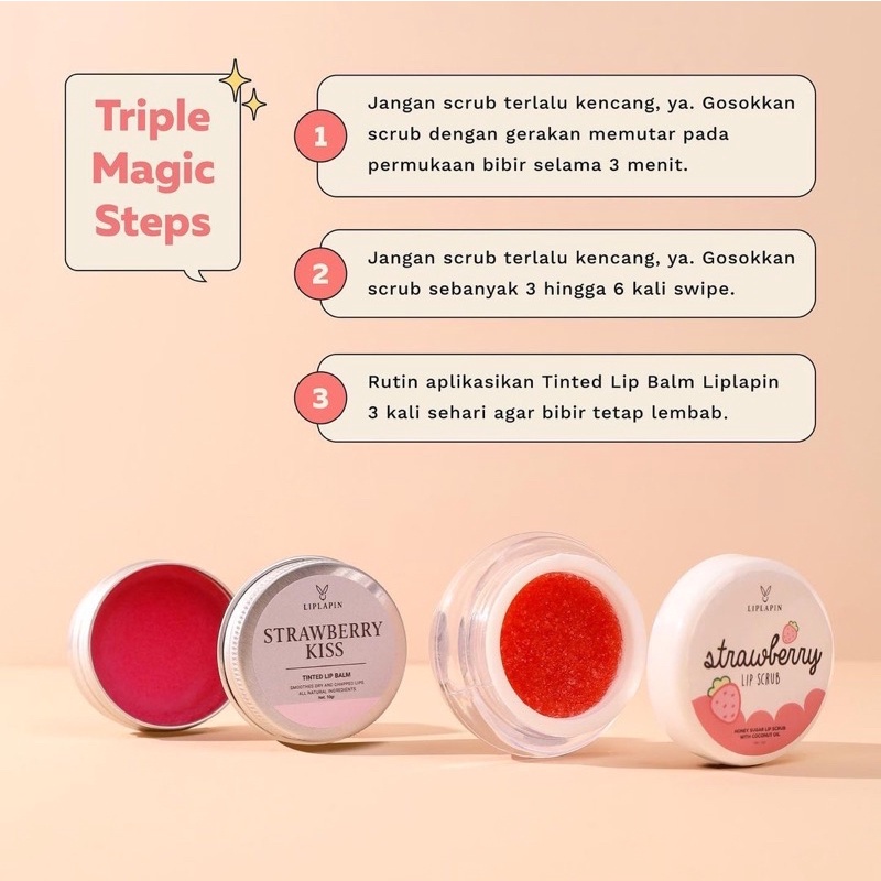 LIPLAPIN Lip Scrub 15 gr - Scrub Gula Bibir