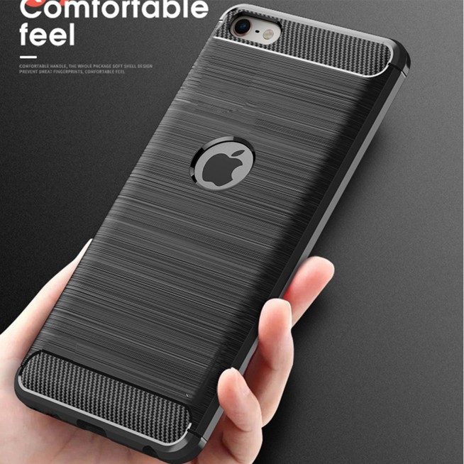 Case Apple iPhone SE 2020 Soft Case Rugged Carbon Fiber
