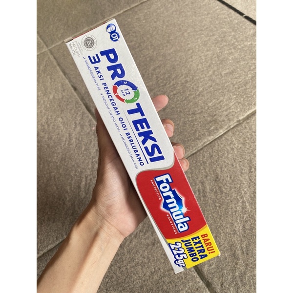 formula proteksi pasta gigi 225g