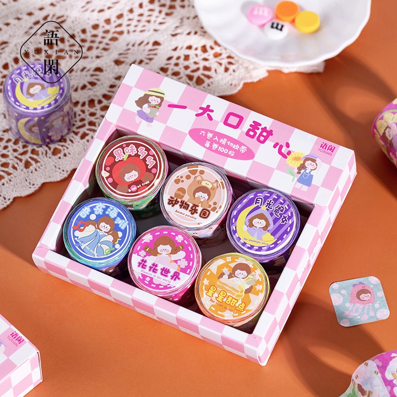 

Sweetheart Series Roll Deco Stickers - Sticker Dekorasi