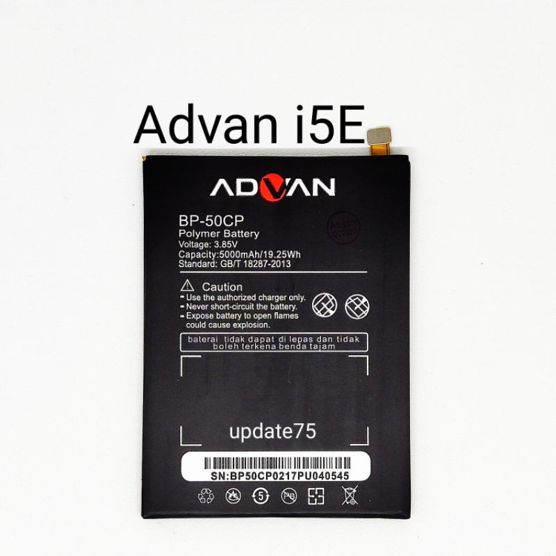 Baterai Advan i5E BP-50CP  BP50CP original