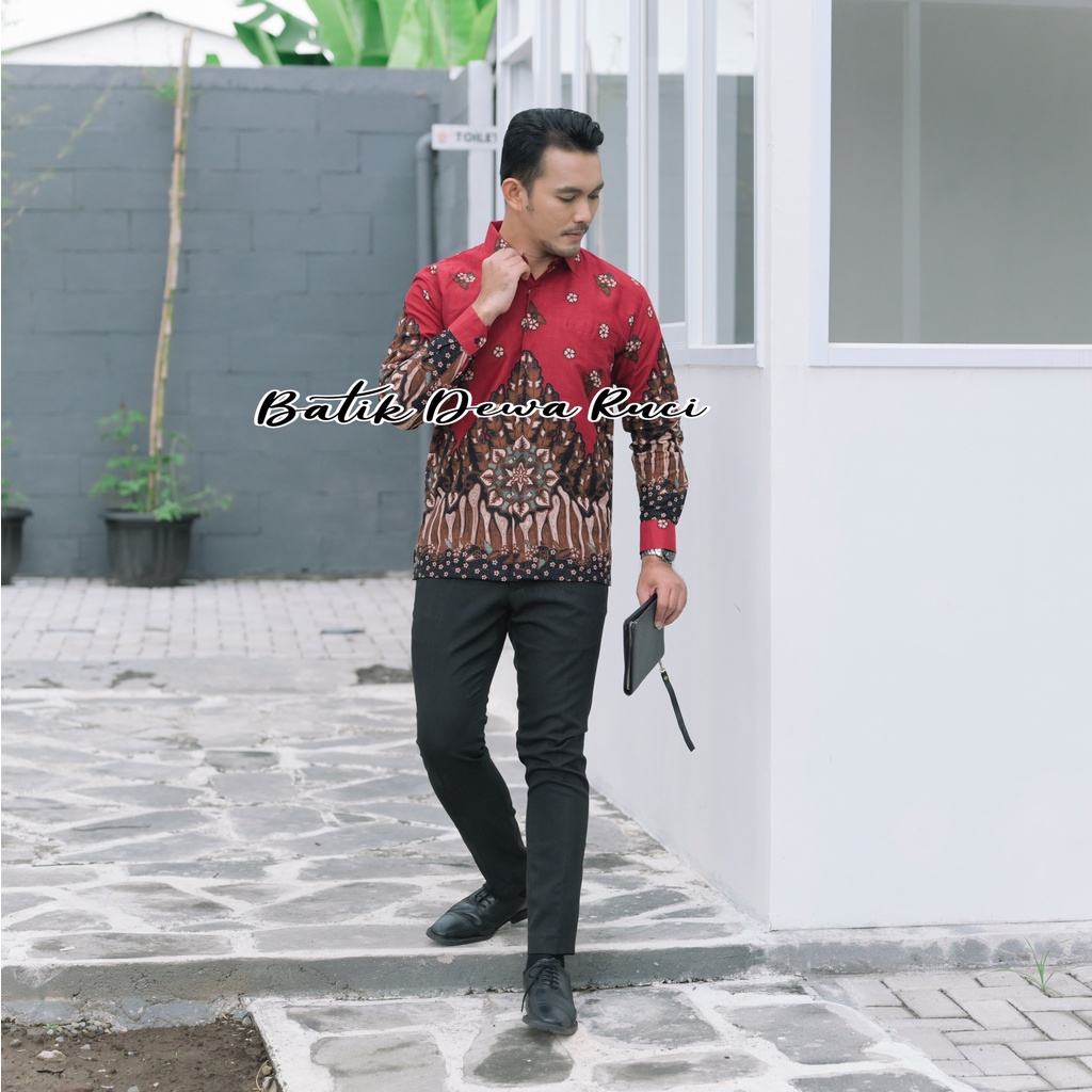 Hem Batik GUNUNG MARON FULL FURING Katun Halus Ori Solo