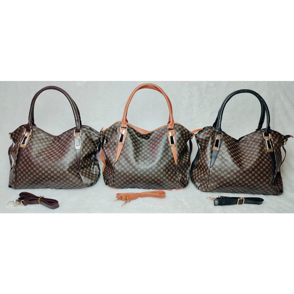 JK 946 U4382 1KG MUAT 2PCS TAS SELEMPANG WANITA FASHION IMPORT TOTE BAG ELEGAN T3073  C8676 E6747  Z5414