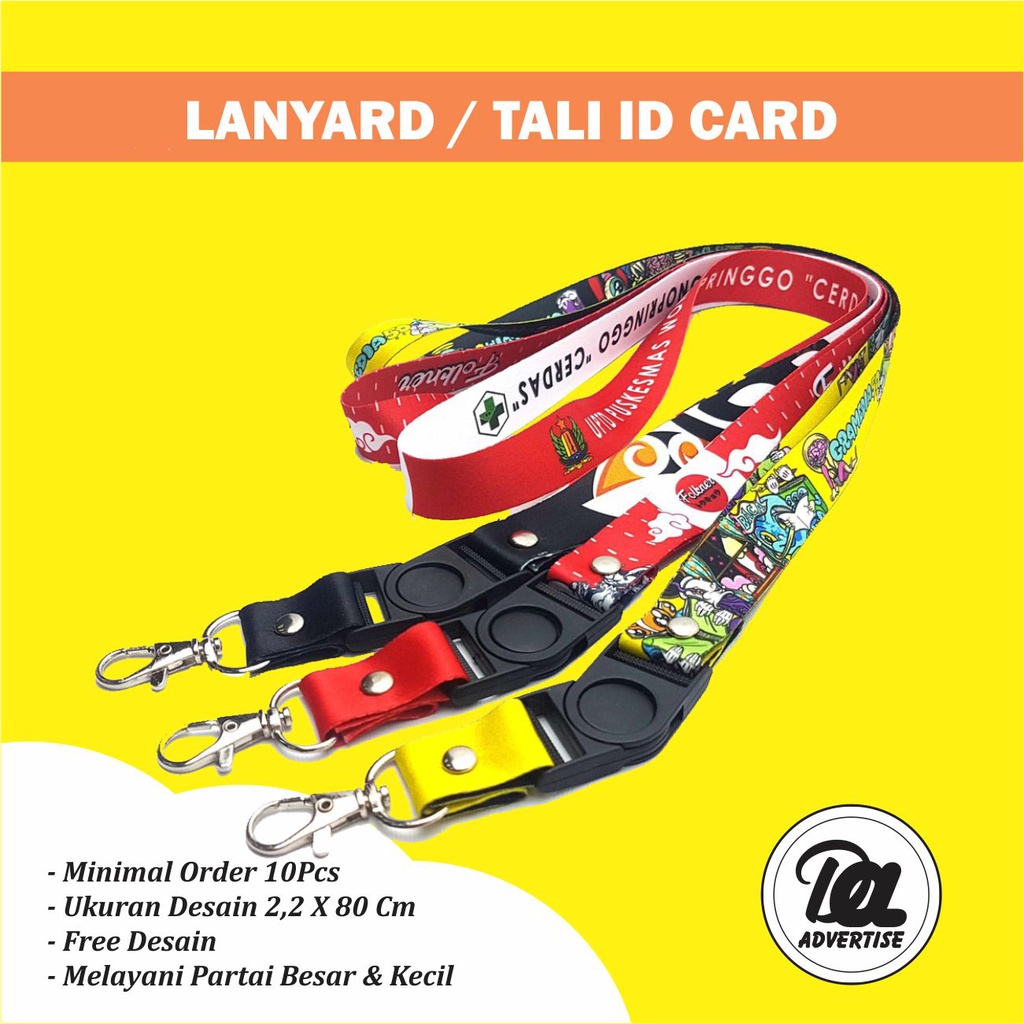 

LANYARD / TALI ID CARD (Min 10Pcs)