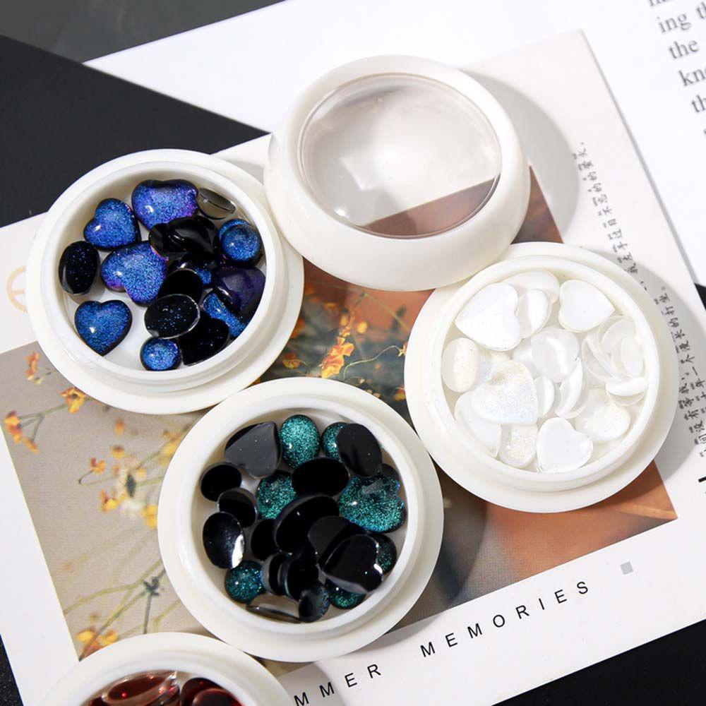 Mxbeauty Ornamen Kristal Bentuk Hati 3D Untuk Dekorasi Nail Art