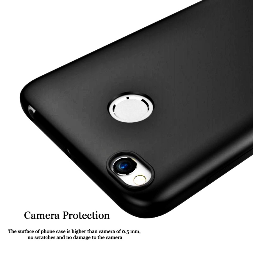 Xiaomi Redmi 4X Black Matte Baby Skin Case / Casing Handphone Smartphone