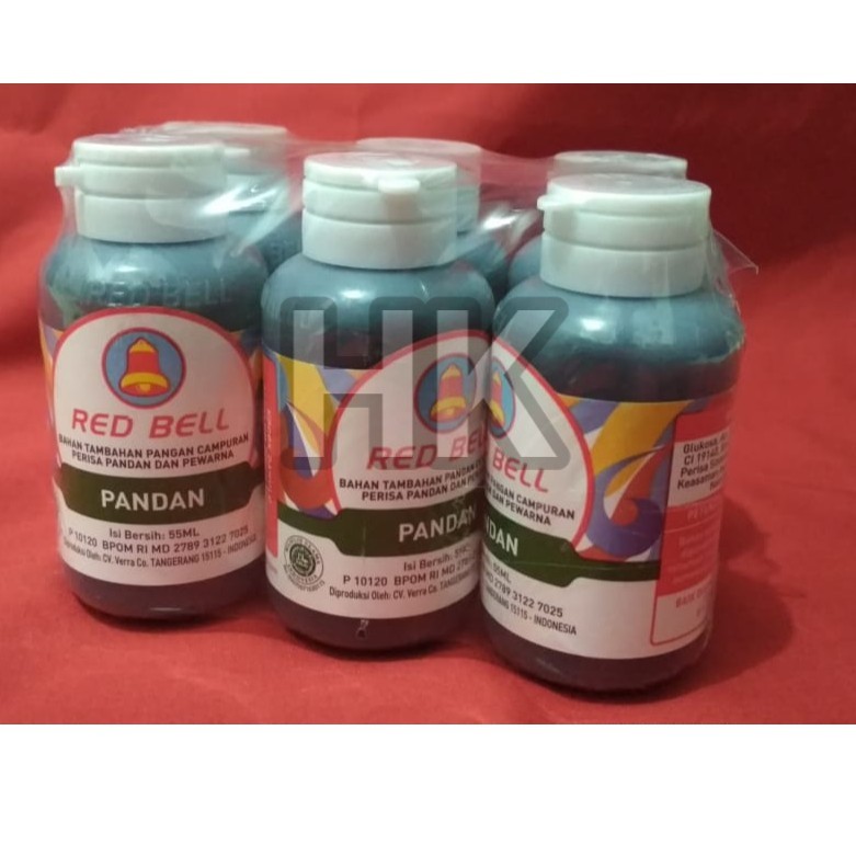 

PALING MURAH!!! PERISA DAN PEWARNA MAKANAN [ RASA PANDAN ] REDBELL 55 ml