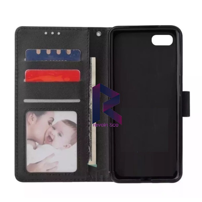 CASE VIVO Y53 FLIP WALLET LEATHER KULIT PREMIUM SARUNG BUKA TUTUP FLIP CASE VIVO Y53