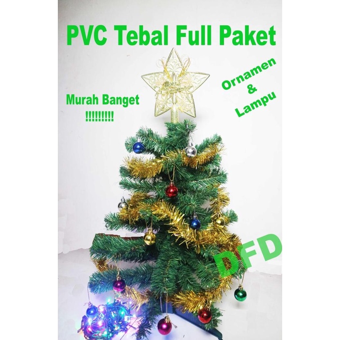

Pohon Natal Full Package 60Cm Pvc Tebal P-003