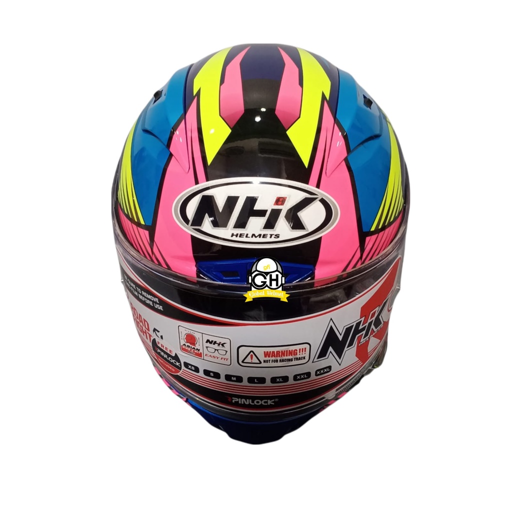 NHK HELM GPR TECH STREET AZLAN SHAH BLUE PINK GP R TECH