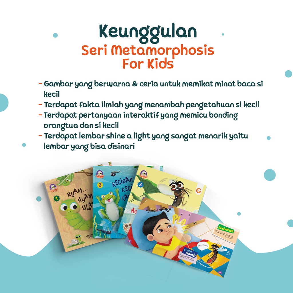Buku 1 Set Seri Metamorphosis - Gema Insani 100% Original
