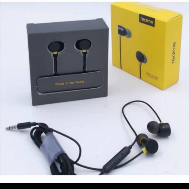 Headset REALME buds in ear 100% original.heanset realme 3 pro c2 xt c3 x2 pro