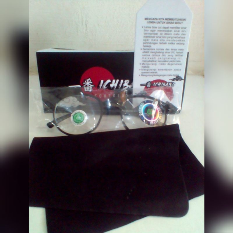 KACAMATA ICHIBANG BLUE CUT GLASSES ORIGINAL