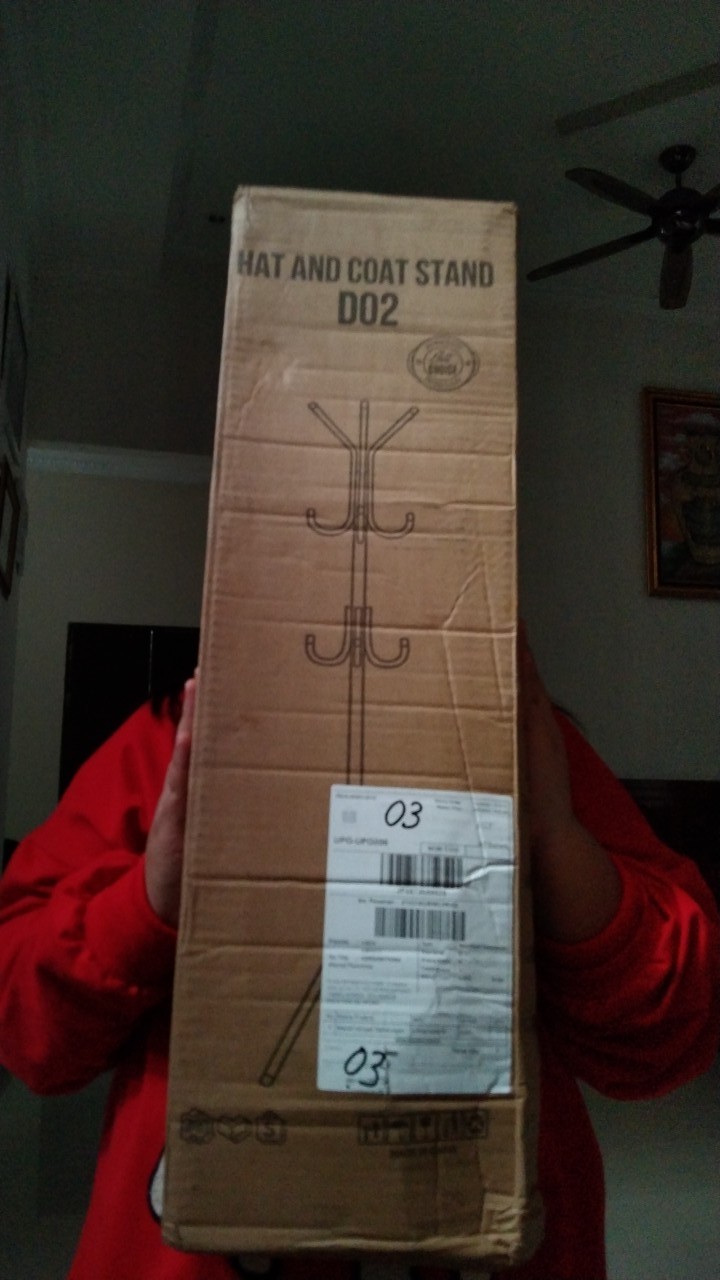 Newstyle D02 Stand Hanger Gantungan Baju Coat Gantungan Tas Dan Topi Tas Multifungsi