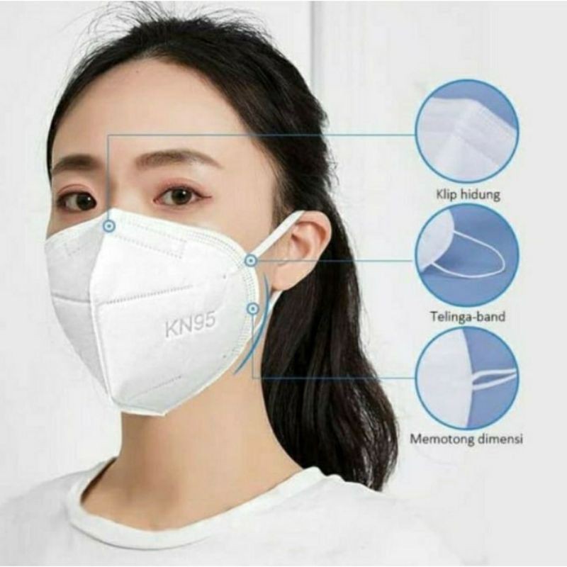 (Grosir)Masker Medis N95 Original Putih Harga 1Pcs(Terima Cod)