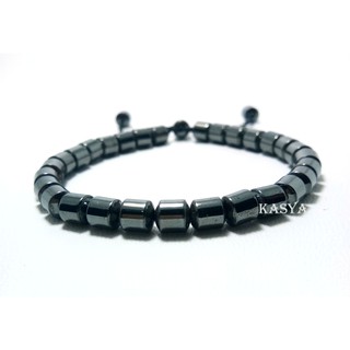  Gelang  Batu  Natural Black Onyx  Black jade Giok Hitam  