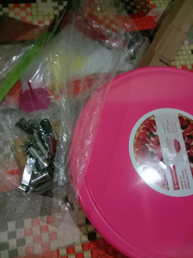 Dekor Set Meja Putar Hias Kue Lengkap Spuit Rusia Original