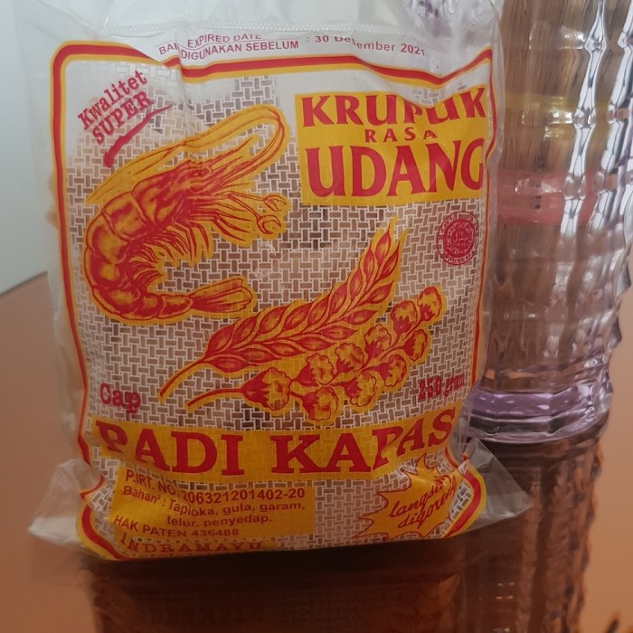 

NEW Kerupuk Udang Ukuran Kancing Cap Padi Kapas