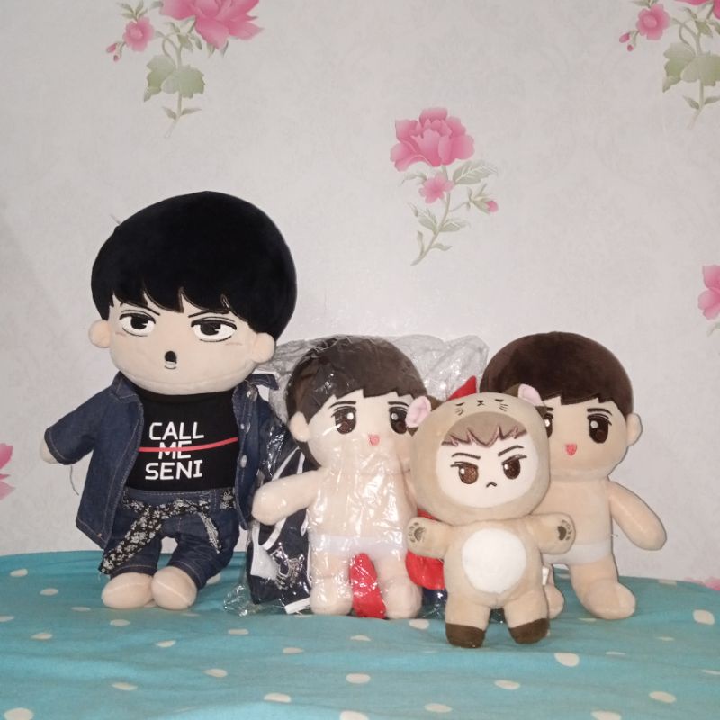(Mohon Baca Deskripsi) Ready Preloved Boneka EXO Sehun KCS CMB 15cm 20cm 30cm Clothes Baju Set KPop 