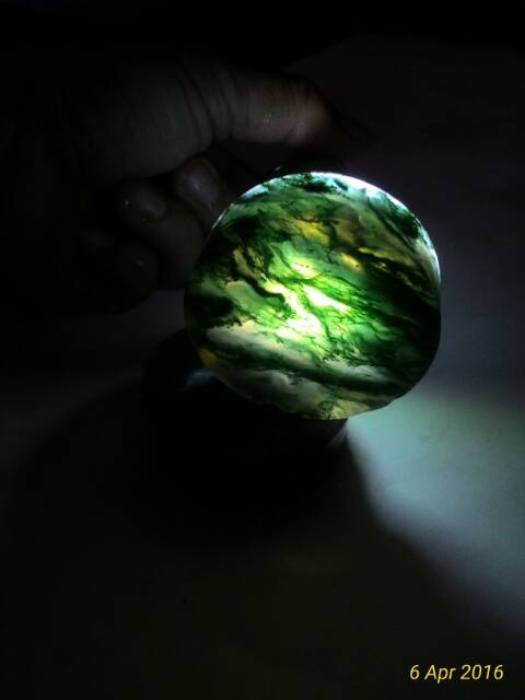 MOSS AGATE / LUMUT INDIA KWALITAS KONTES