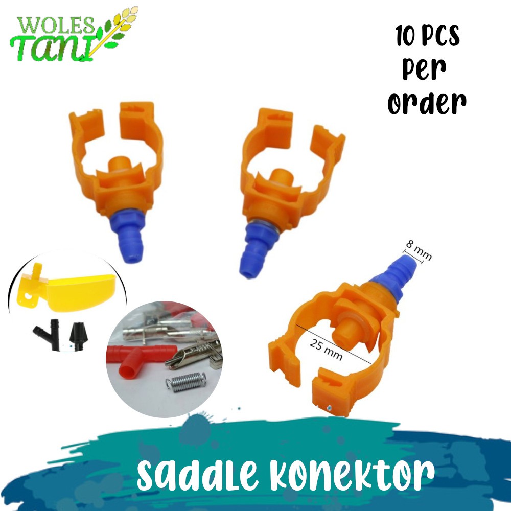 Saddle Konektor Nipel Puyuh Nipel Kelinci 10 Pcs
