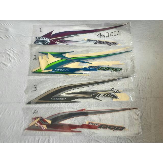 STRIPING MOTOR BEAT POP TAHUN 2014 STANDAR