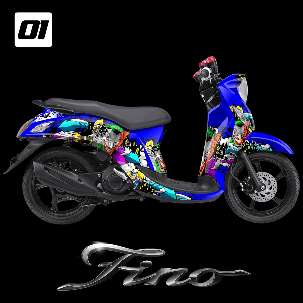 Jual Decal Sticker Motor Yamaha Fino Fi Fullbody Plus DasbOR HN 01 Indonesia Shopee Indonesia