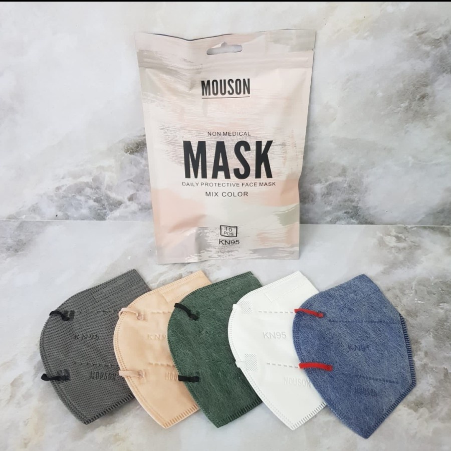 Masker KN 95 MOUSON PRO 5D Isi 10 6PLY