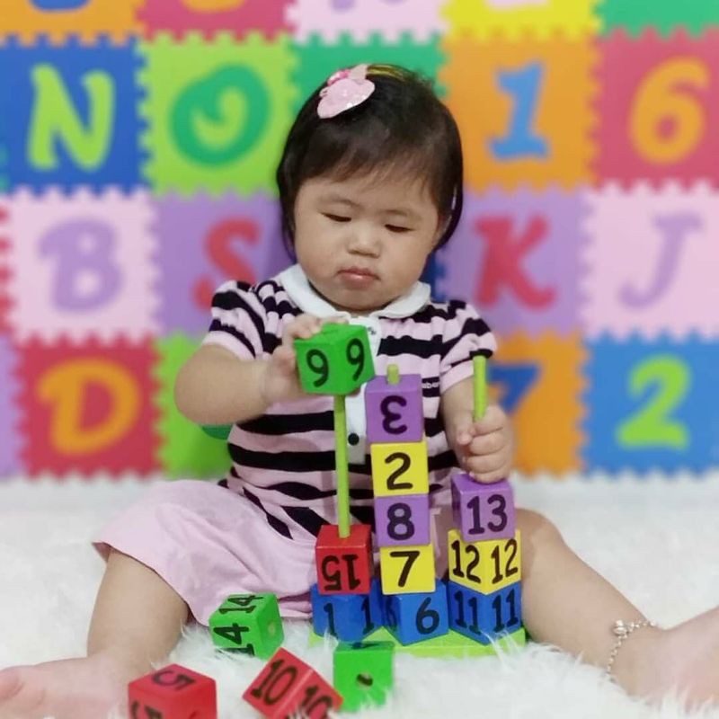 balok susun belajar angka