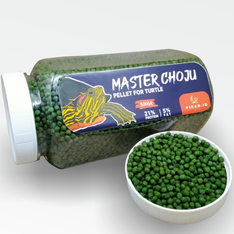 Pakan Pelet Kura Kura Brazil kecil besar 2 mm 300 gr floating type pellets