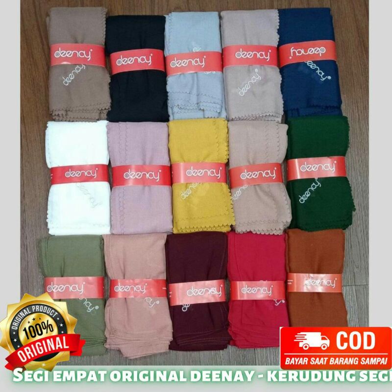 segi empat deenay ori polos, jilbab hijab deenay ori