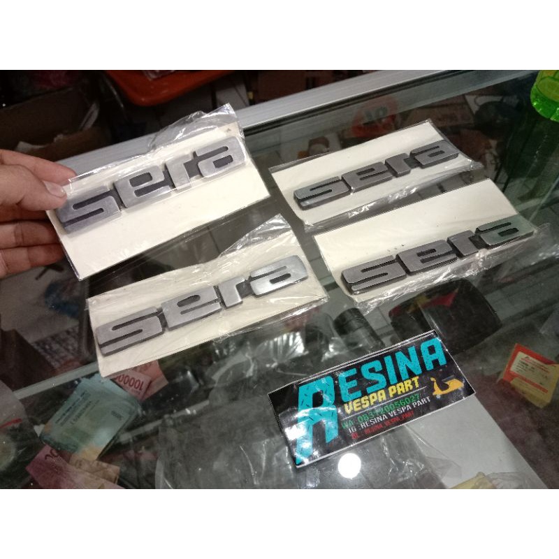 emblem emblim tepong Vespa PS Sera bahan tebal