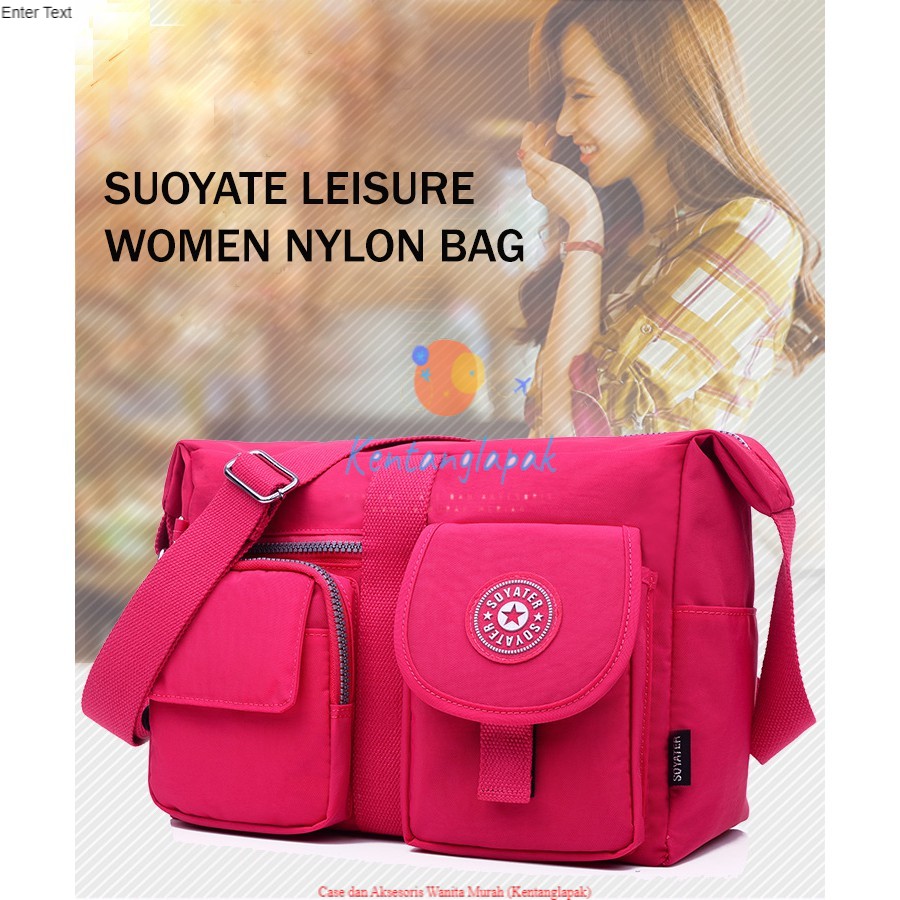 Tas Selempang Wanita Sling bag Murah  Suoyate Leisure Nylon
