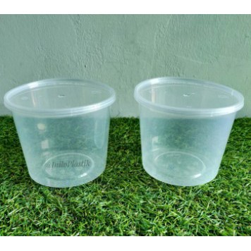 @25pcs Thinwall DM 650 ml Round / Thinwall Bulat Food Container 650ml